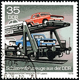 Allemagne 1979 - Transport Autos par rail