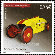 Andorre 2011 N° 710 - Soriano-Pedroso de 1922 - Marque espagnole