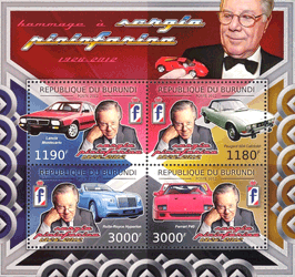 Burundi 2012 - Hommage à Pininfarina