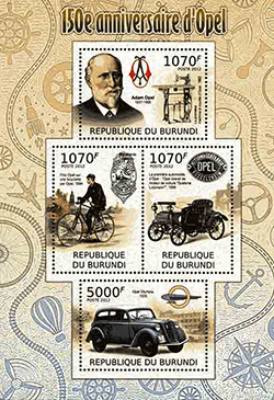 Burundi 2012 - 150è Anniversiare d'Opel