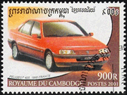 Cambodge 2001 - Peugeot 405 - 1995