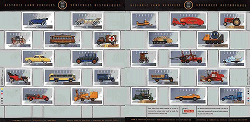 Canada 1996 - Série Véhicules Historiques