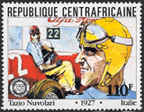République Centrafricaine 1981 - Tazio Nuvolari 1927