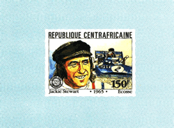 République Centrafricaine 1981 - Jackie Stewart 1965