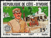 Côte d'Ivoire 1981 - Felice Nazarro 1907