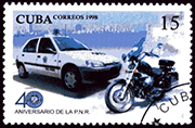 Cuba 1999 - Hommage Police Nationale