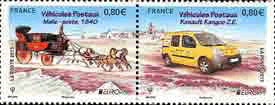 2013 - n° 4749/50 - Les véhicules postaux