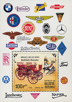Guinée-Bissau 1984 - Les sigles automobiles