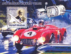 Guinée-Bissau 2013 - Ferari 375 Plus - 1ère des 24 heures du Mans 1954