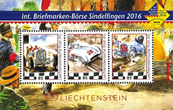 Liechtenstein 2016 - Bloc émis pour le salon philatélique de Sindelfingen (Allemagne !!)  en 2016