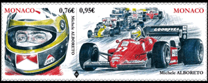 Monaco 2015 n° 2966/67 - Pilote de F1 - Michele Alboreto