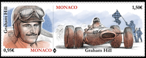 Monaco 2015 n° 2968/69 - Pilote de F1 - Graham Hill
