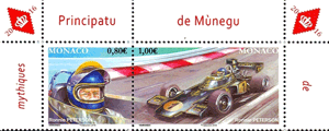 Monaco 2016 n° 3023/24 - Les Pilotes de F1 - Ronnie Peterson sur Lotus