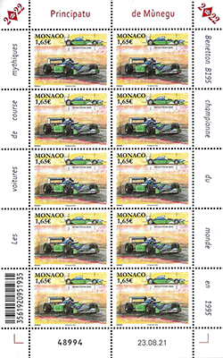 Monaco 2022 Mini Feuillet - Honda RA271