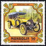 Mongolie 1980 - Russo-Balt 1909