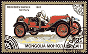 Mongolie 1986 - Mercedes Simplex - 1902