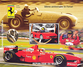 Niger 1998 - 50ème anniversiare de Ferrari