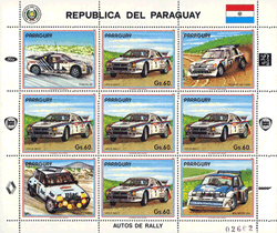 Paraguay 1987 - Voitures de Rallye