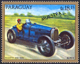 Paraguay 1972 - Bugatti Type 35