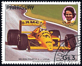 Paraguay 1989 - Nelson Piquet sur Lotus F1