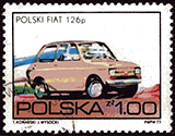 Pologne 1973 - Fiat 126