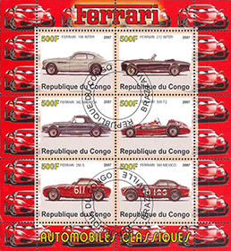 République Démocratique du Congo 2007 - Série Ferrari