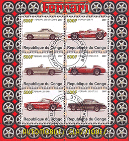 République Démocratique du Congo 2007 - Série Ferrari