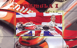 République Démocratique du Congo 2009 - Hommage à Lewis Hamilton