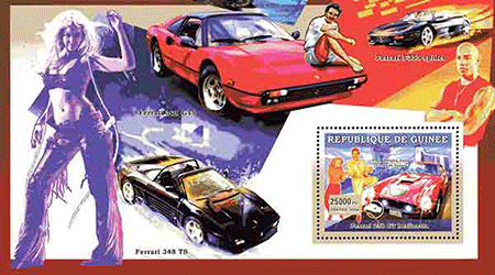 République de Guinée 1998 - Hommage à Enzo Ferrari