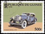 République de Guinée 1998 - Hommage à De Tomaso