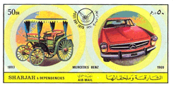 Sharjah 1971 - Benz 1893 - Mercedes 250 SL - 1969