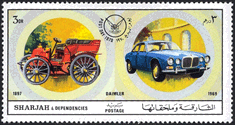 Sharjah 1971 - Daimler 1897 - Jaguar XJ6 - 1969