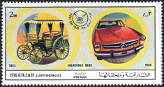 Sharjah 1971 - Benz 1893 - Mercedes 250 SL - 1969
