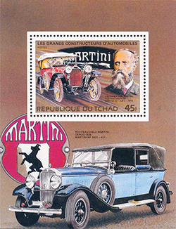 Tchad 1983 - Friedrich Mantini - Torpédo Mantini GC32 - 1913