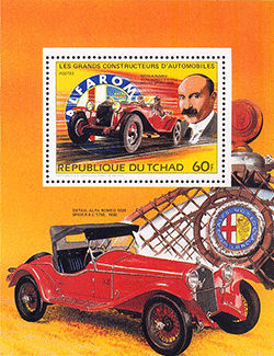 Tchad 1983 - Nicola Roméo - Alfa Roméo GC 1750 - 1929