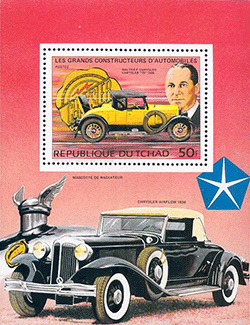 Tchad 1983 - Walter P. Chrysler - Chrysler 70 - 1926