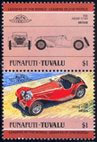 Tuvalu-Fanufuti 1984 - Jaguar SS 100