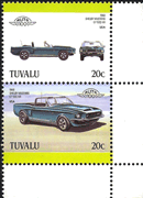 Tuvalu 1987 - Mustang Shelby GT 500 - 1968