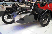 Moto Ariel et Side car Jaguar - 1933