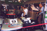 Audi R8C avec S johanson / S Ortelli / C Abt - Abandon