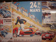 Affiche des 24 heures du Mans en 