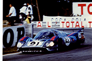 Porsche 917 LH - Gérard Larrousse / Vic Elford - Abandon 9è heure (moteur)