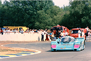 Porsche 962 C n° 11 - Georges Fouche / Hideki Okada / Masanori Sekiya - Abandon 4ème heure (Accident)