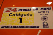 Porsche ADA 962 GTI - 12ème LM 1992